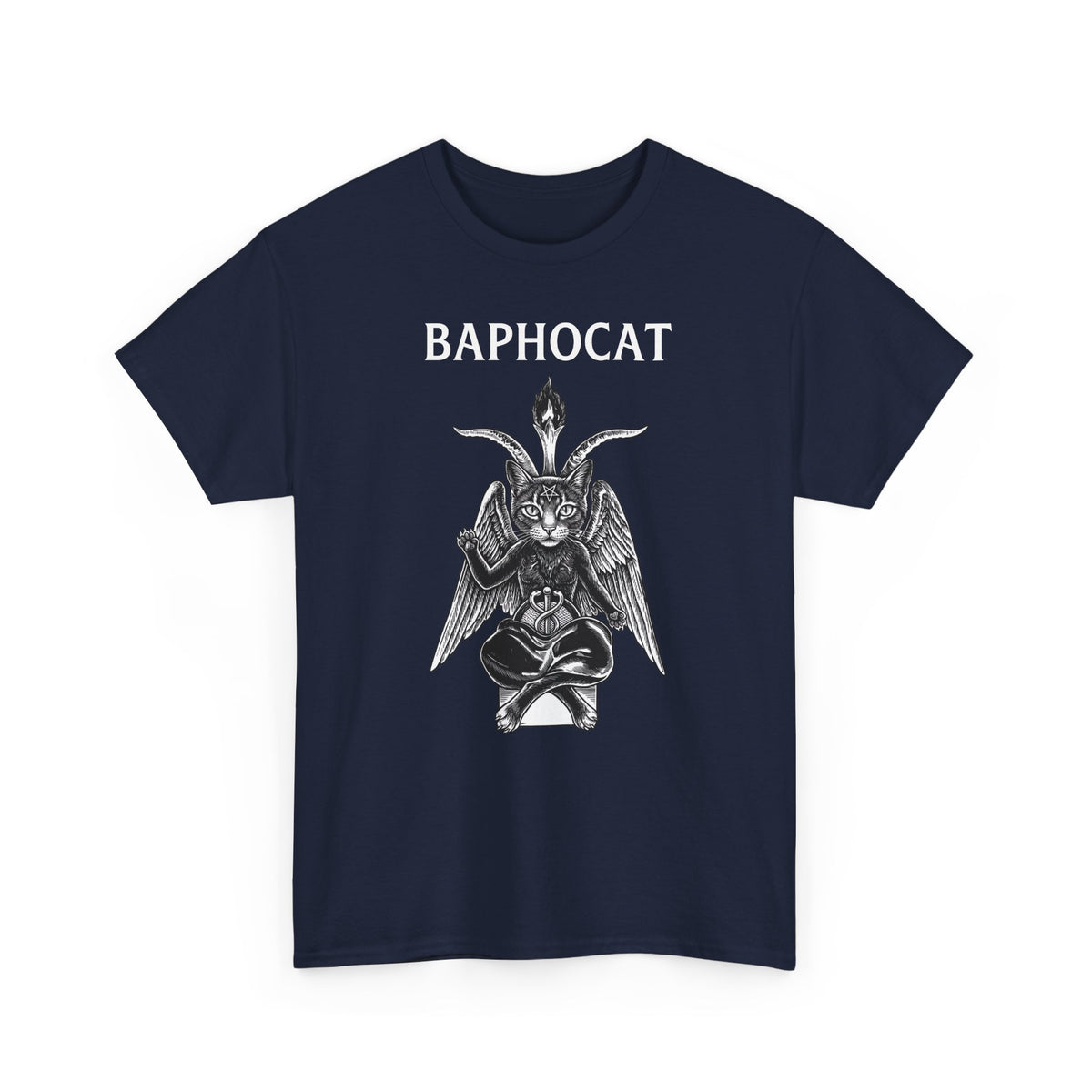 Baphocat Dark Evil Cat T-Shirt
