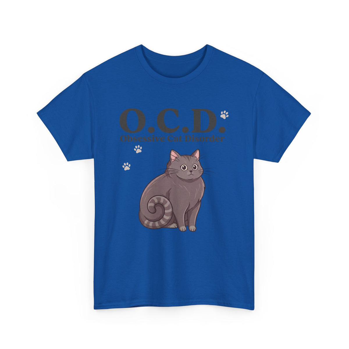 Obsessive Cat Disorder T-Shirt — O.C.D. Cat Lover Tee