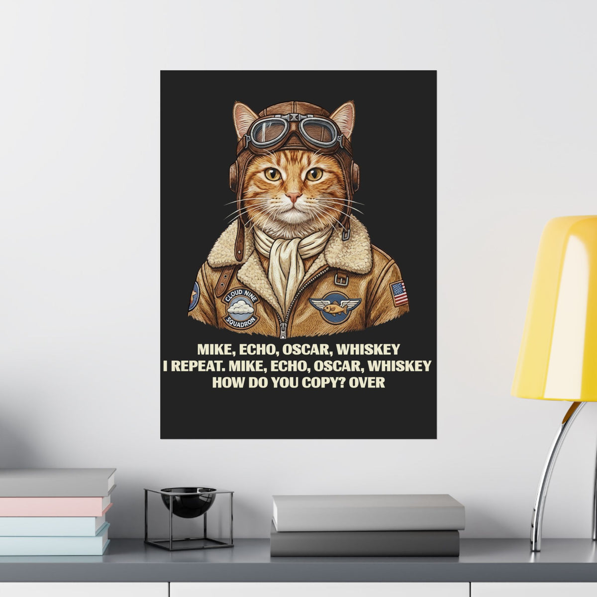 Military Alphabet Poster — "MIKE, ECHO, OSCAR, WHISKEY" Poster