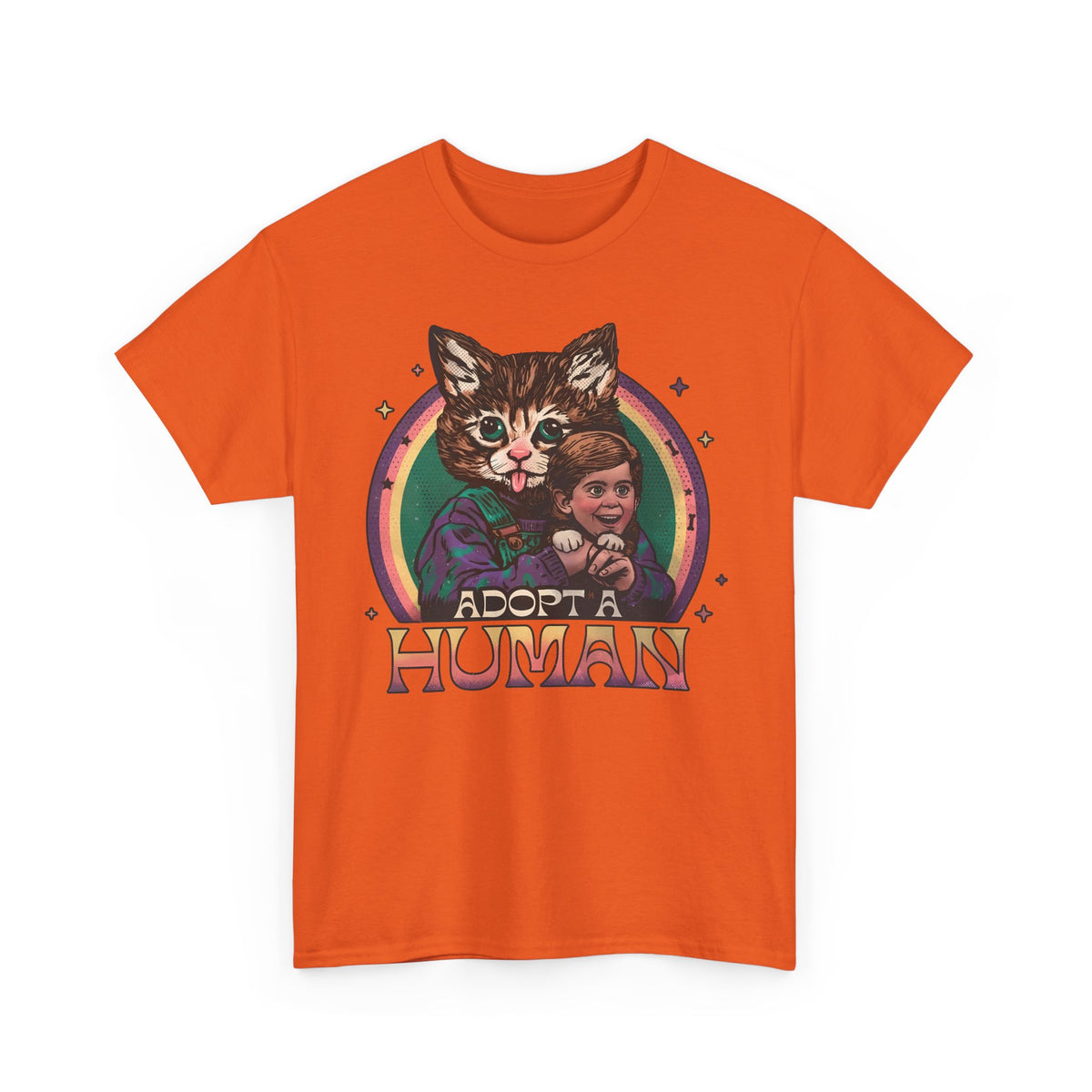 Adopt a Human Funny Cat T-Shirt