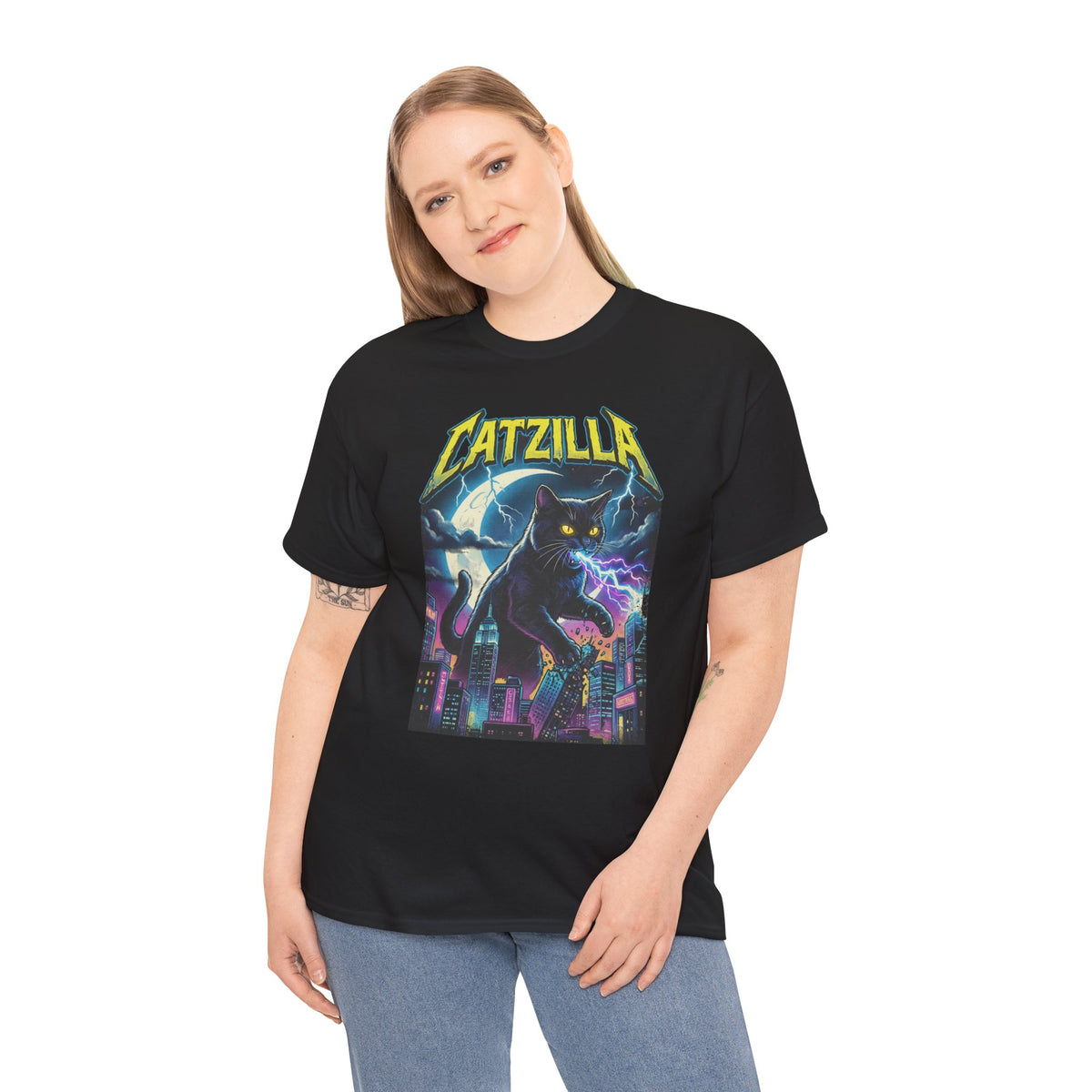 Cat Attack T-Shirt — Funny Graphic Cat Tee
