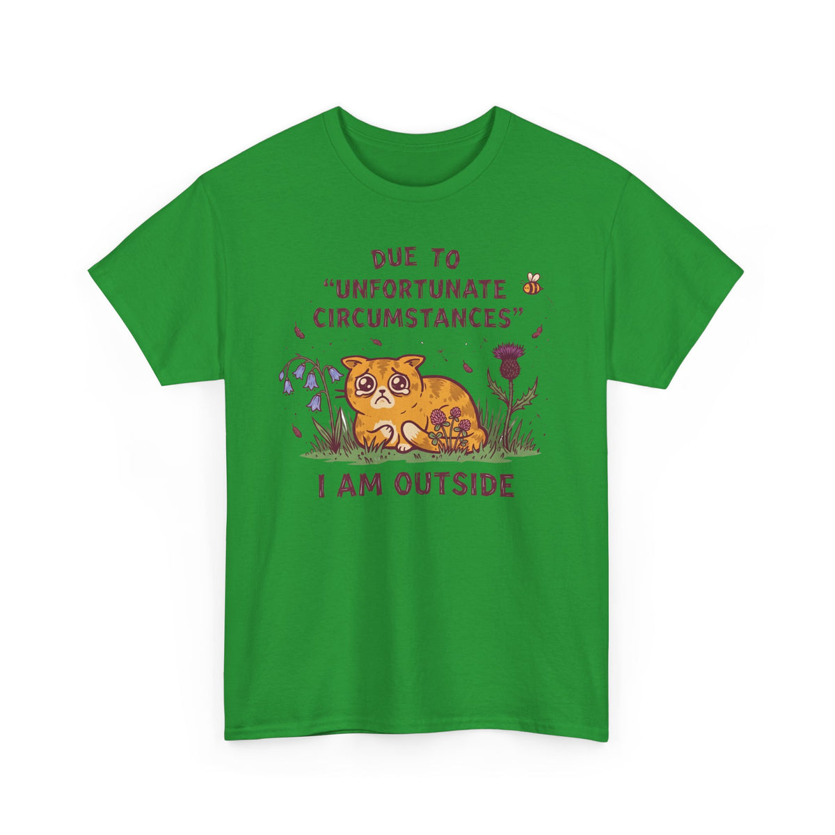 I'm Outside Funny Cat T-Shirt