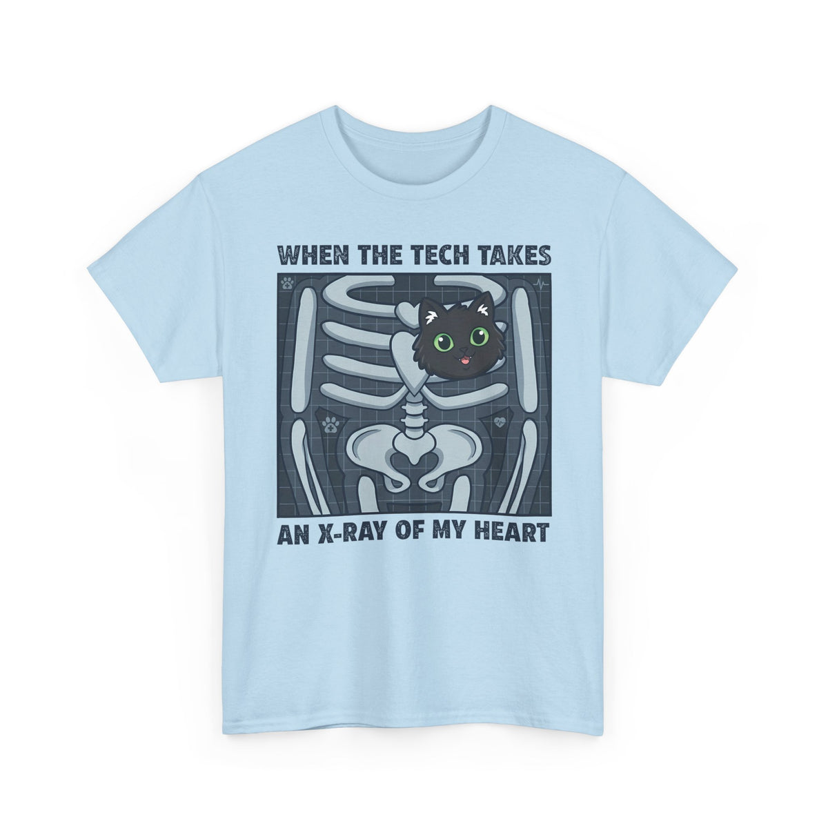MY HEART IS 100% CAT T-Shirt — Cat Lover Tee