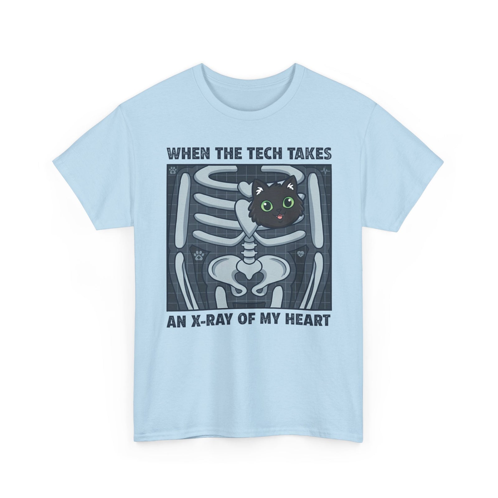 MY HEART IS 100% CAT T-Shirt — Cat Lover Tee