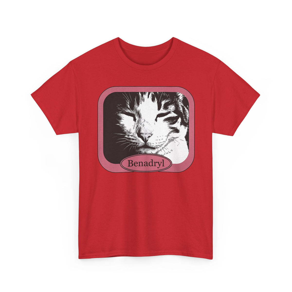 Cat After Benadryl T-Shirt — Funny Groggy Cat Tee