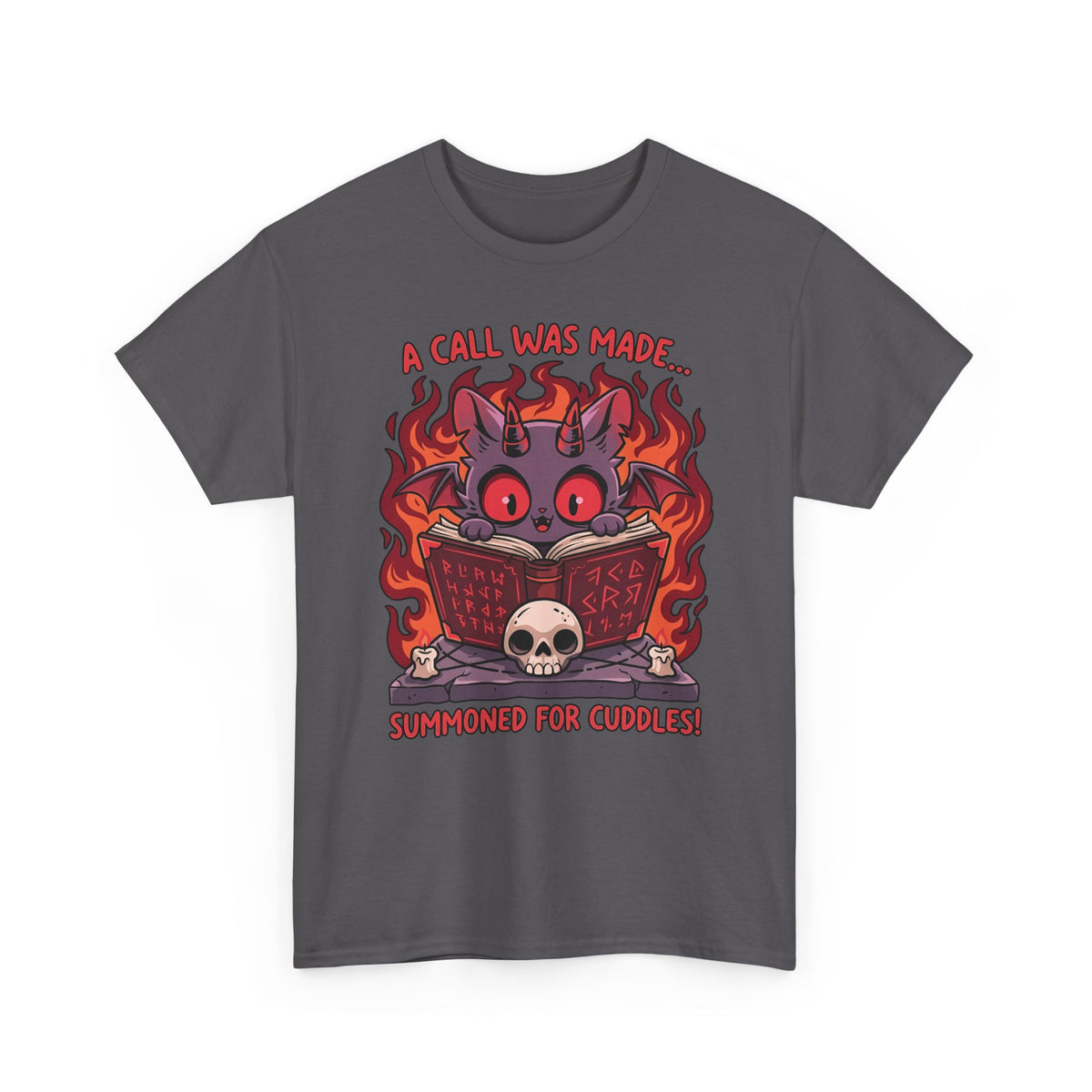 Summoned for Cuddles Cat T-Shirt — "A Call Was Made" Cute Cat Tee