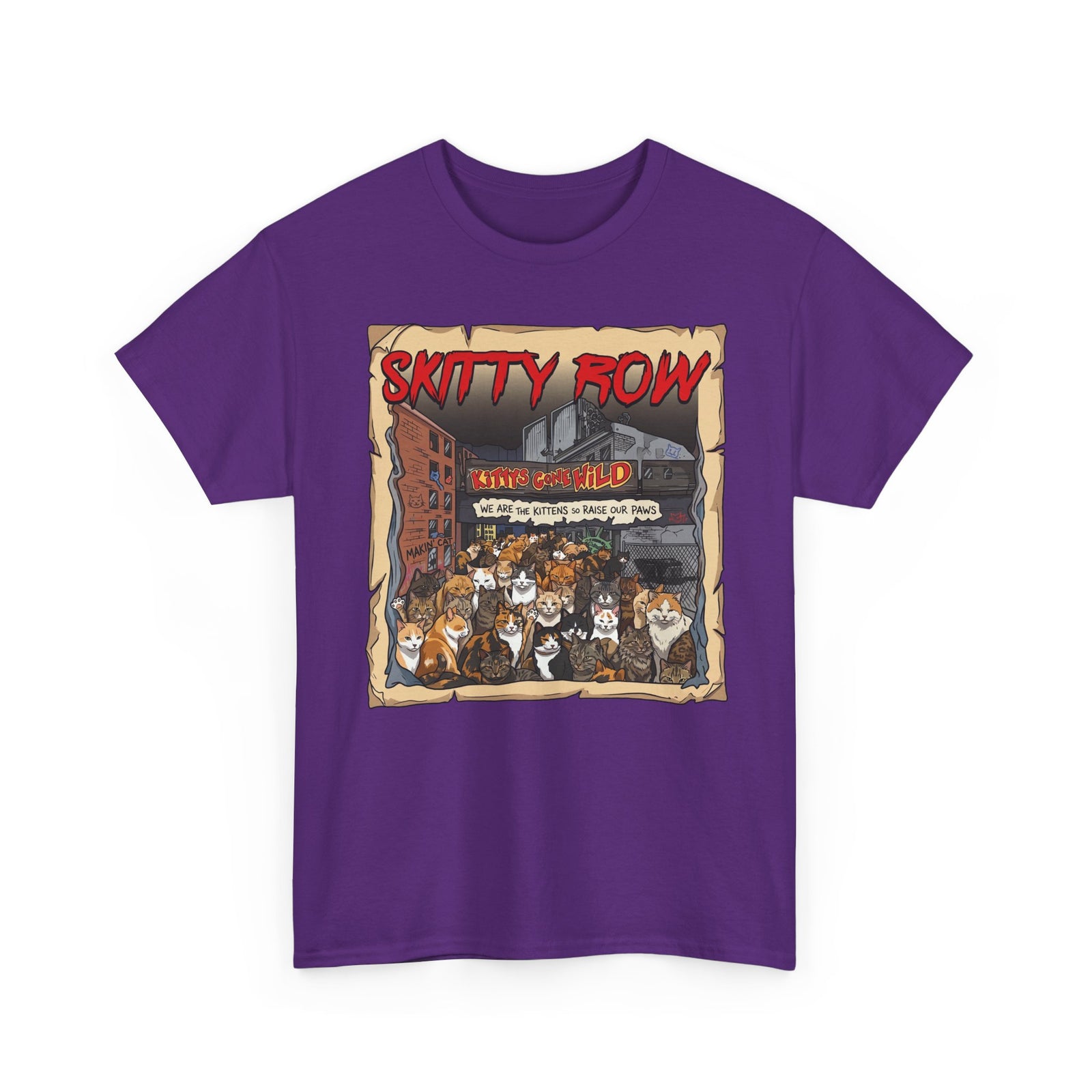 Skitty Row Cat Parody T-Shirt