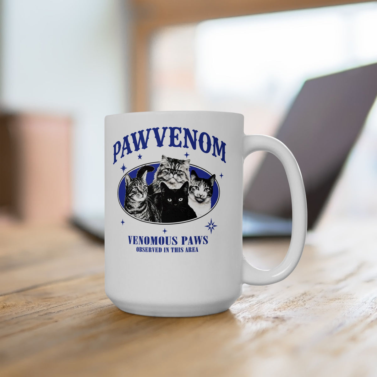 Pawvenom Funny Kitten Ceramic Mug