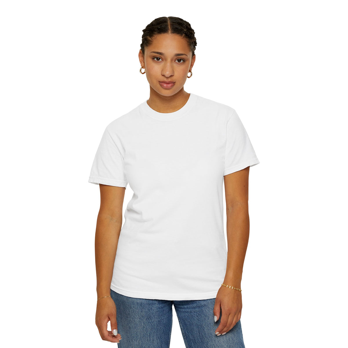 Classic White Garment-Dyed T-Shirt