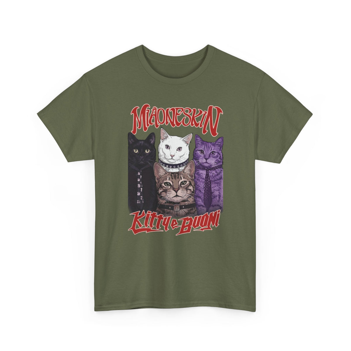 MIAONESKIN Kitty e Buon T-Shirt