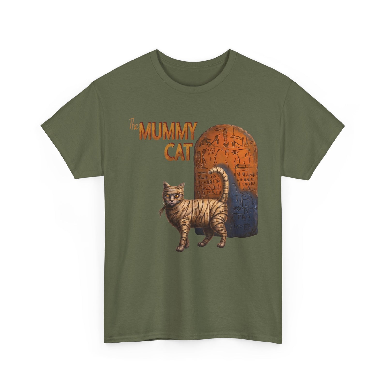 The Mummy Cat Movie Parody T-Shirt — Ancient Egyptian Mummy Feline Tee