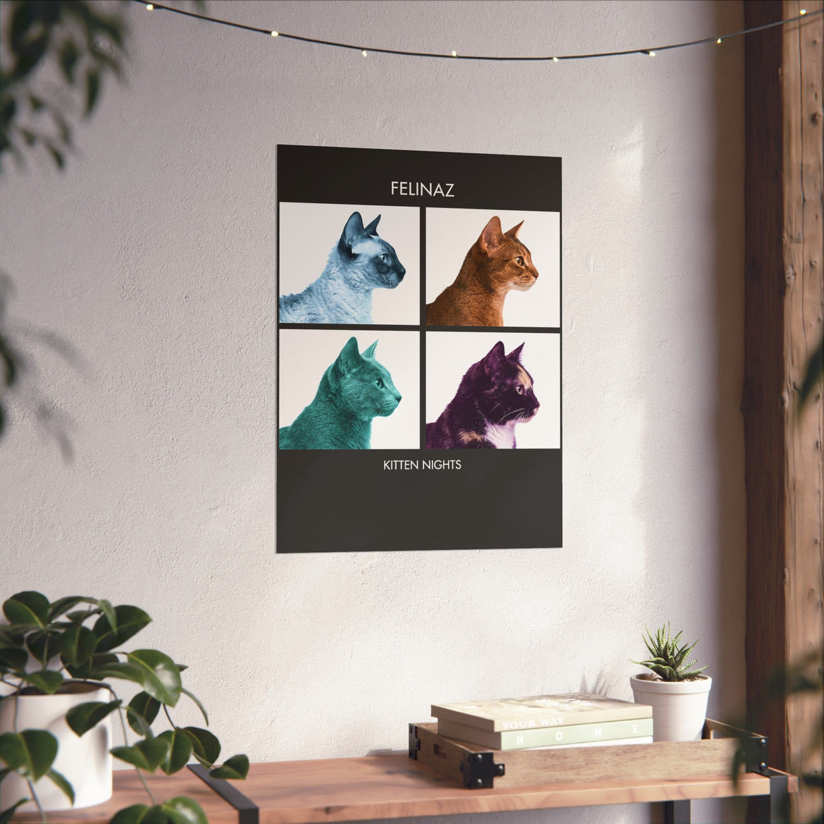 Felinaz Kitten Night Cat Parody Poster