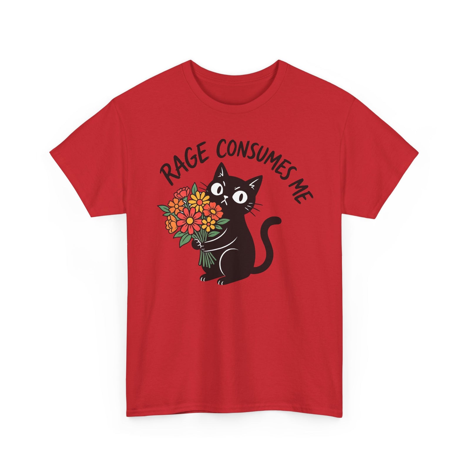Rage Consumes Me Cat T-Shirt