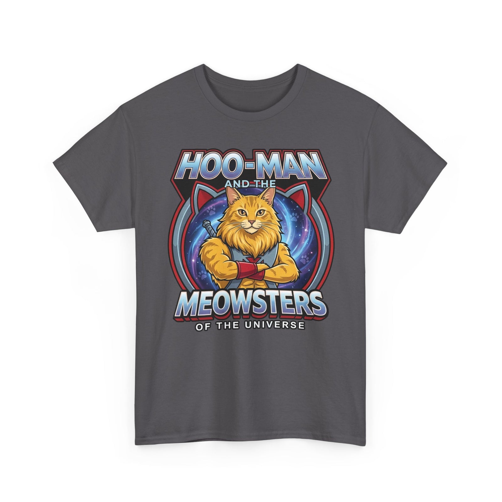 Hoo-Man and the Meowsters of the Universe T-Shirt