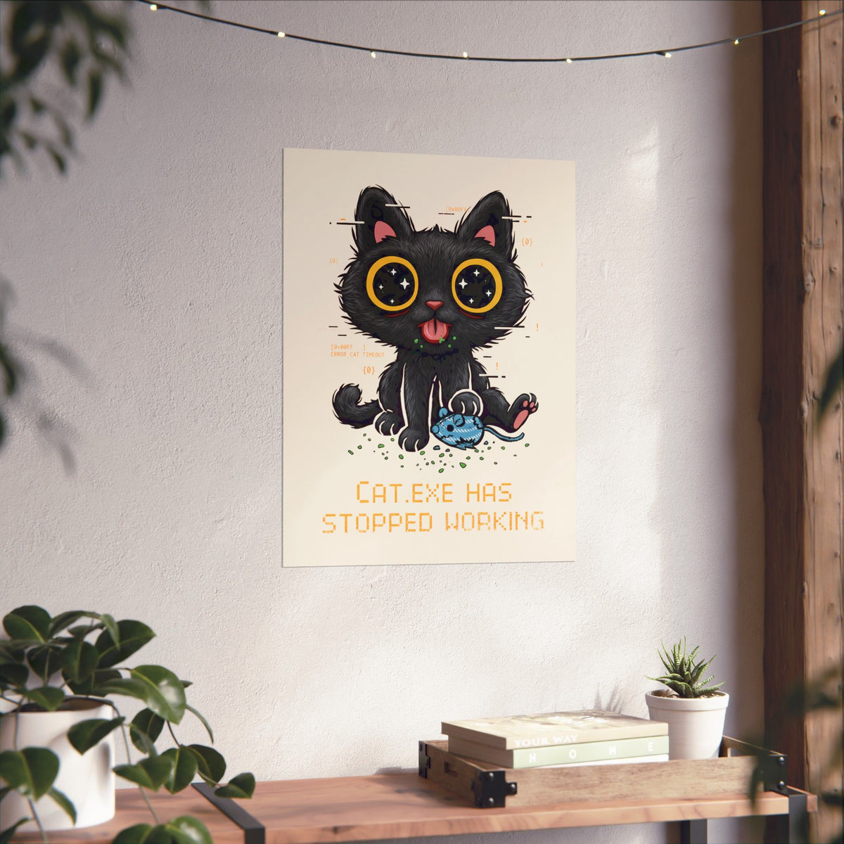 CAT.EXE Has Stopped Working Poster