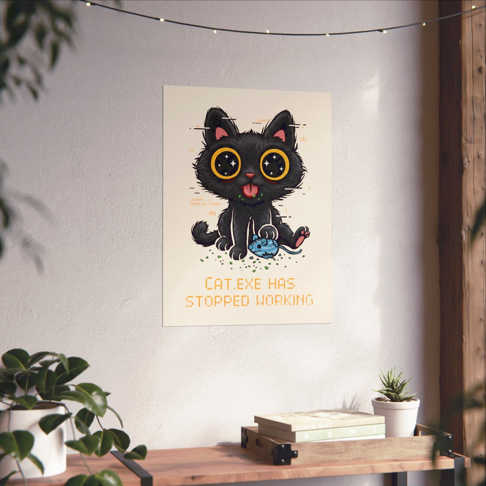 CAT.EXE Has Stopped Working Poster