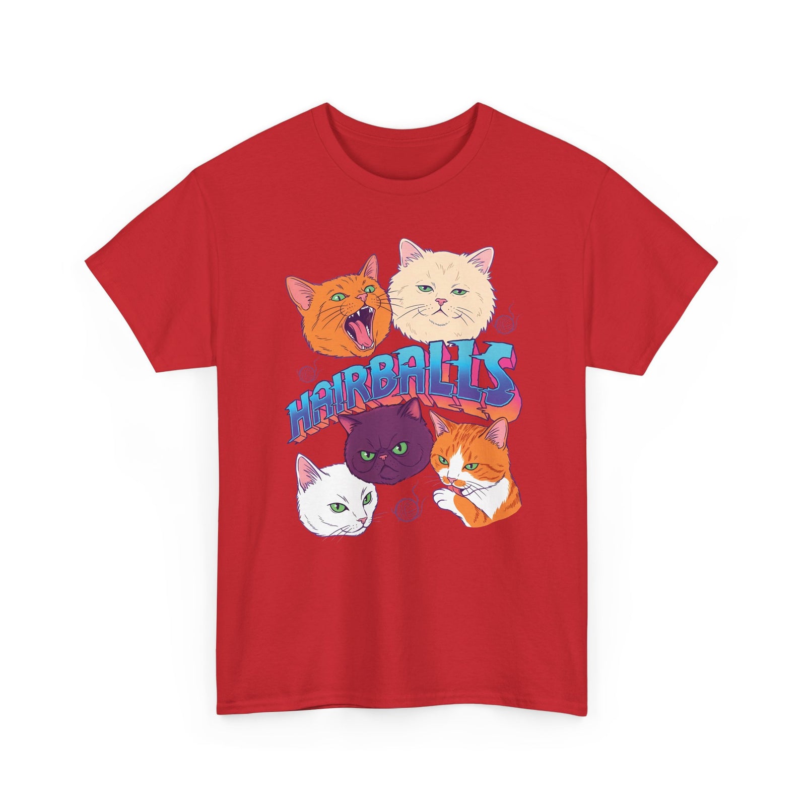 Cats Hairballs T-Shirt — Funny Cat Lover Tee