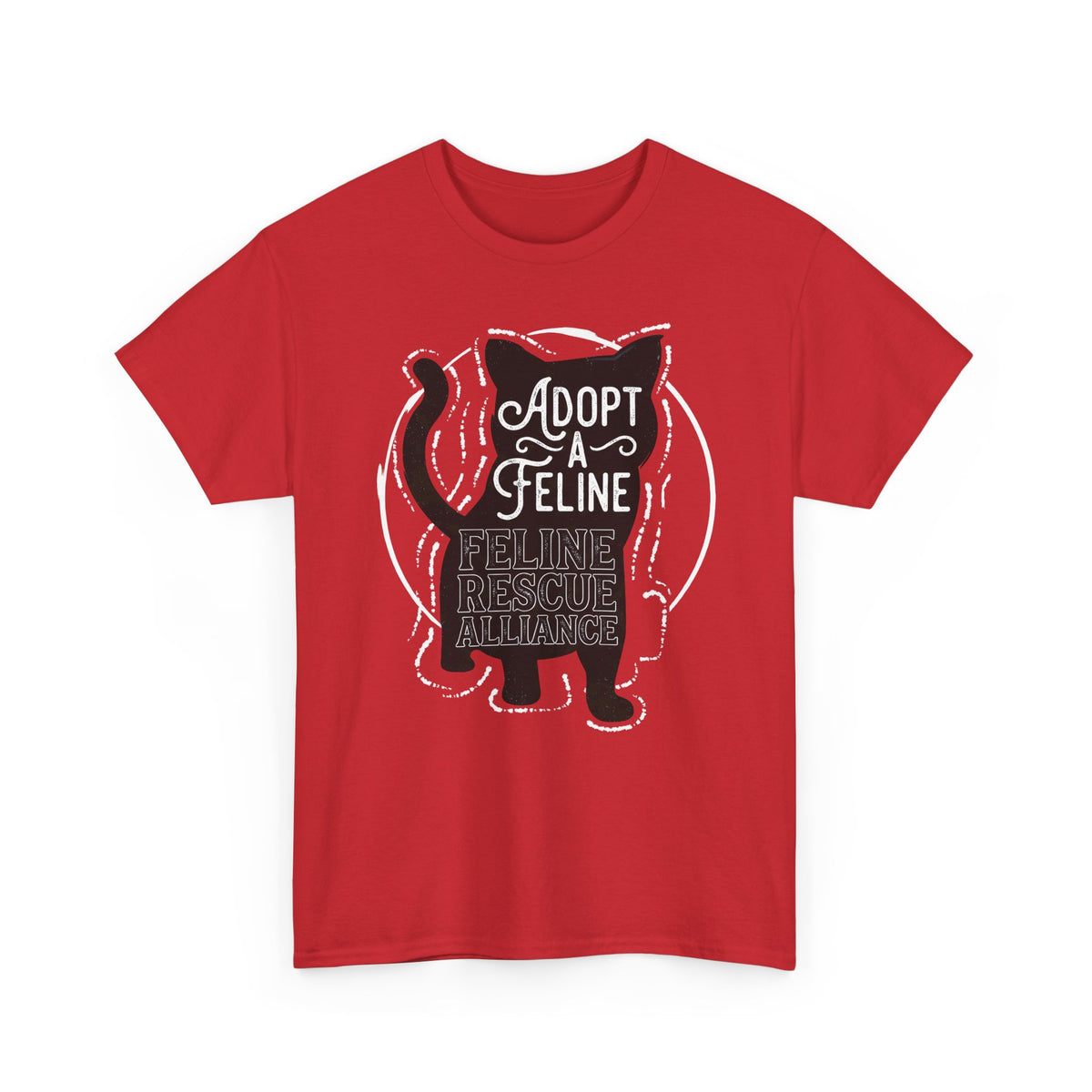 Adopt a Feline T-Shirt – Feline Rescue Alliance Cat Shirt, Cat Lover Graphic Tee