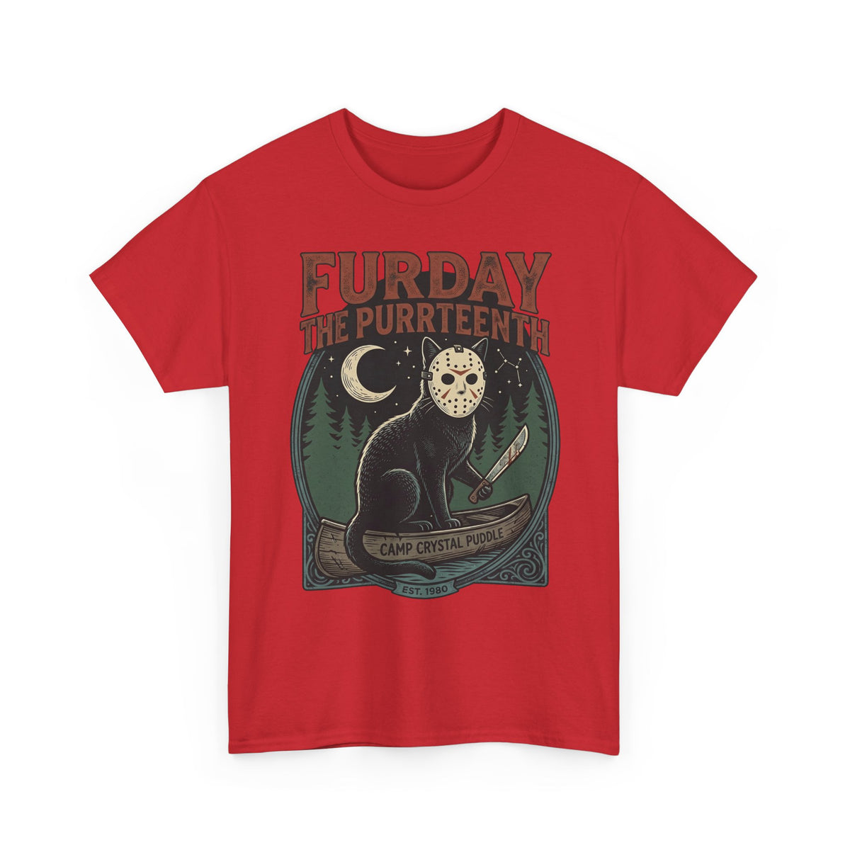 Horror Cat "Furday the Purrteenth" T-Shirt