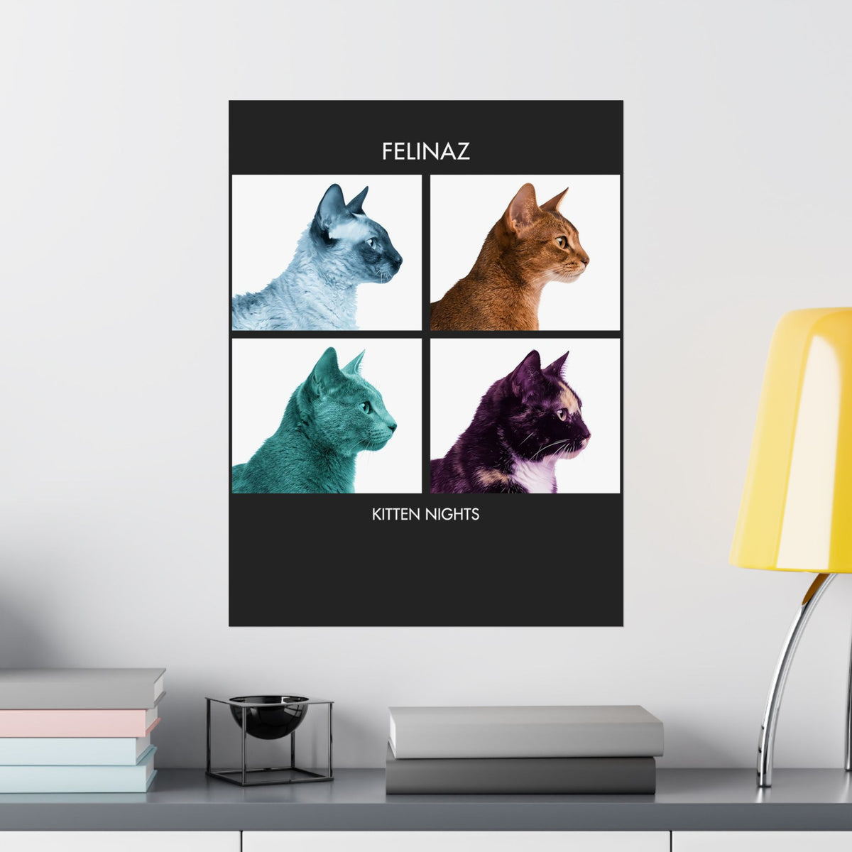 Felinaz Kitten Night Cat Parody Poster