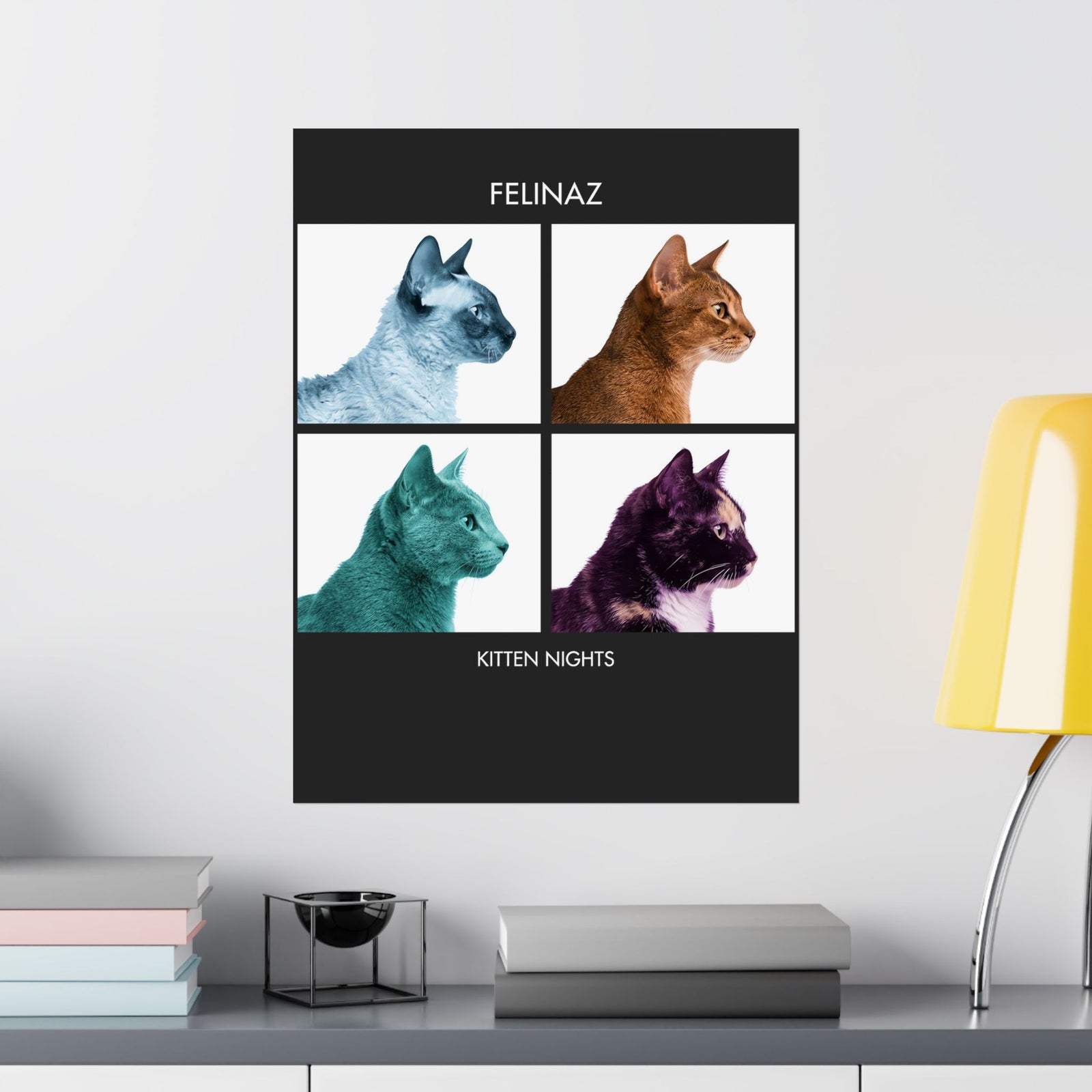 Felinaz Kitten Night Cat Parody Poster