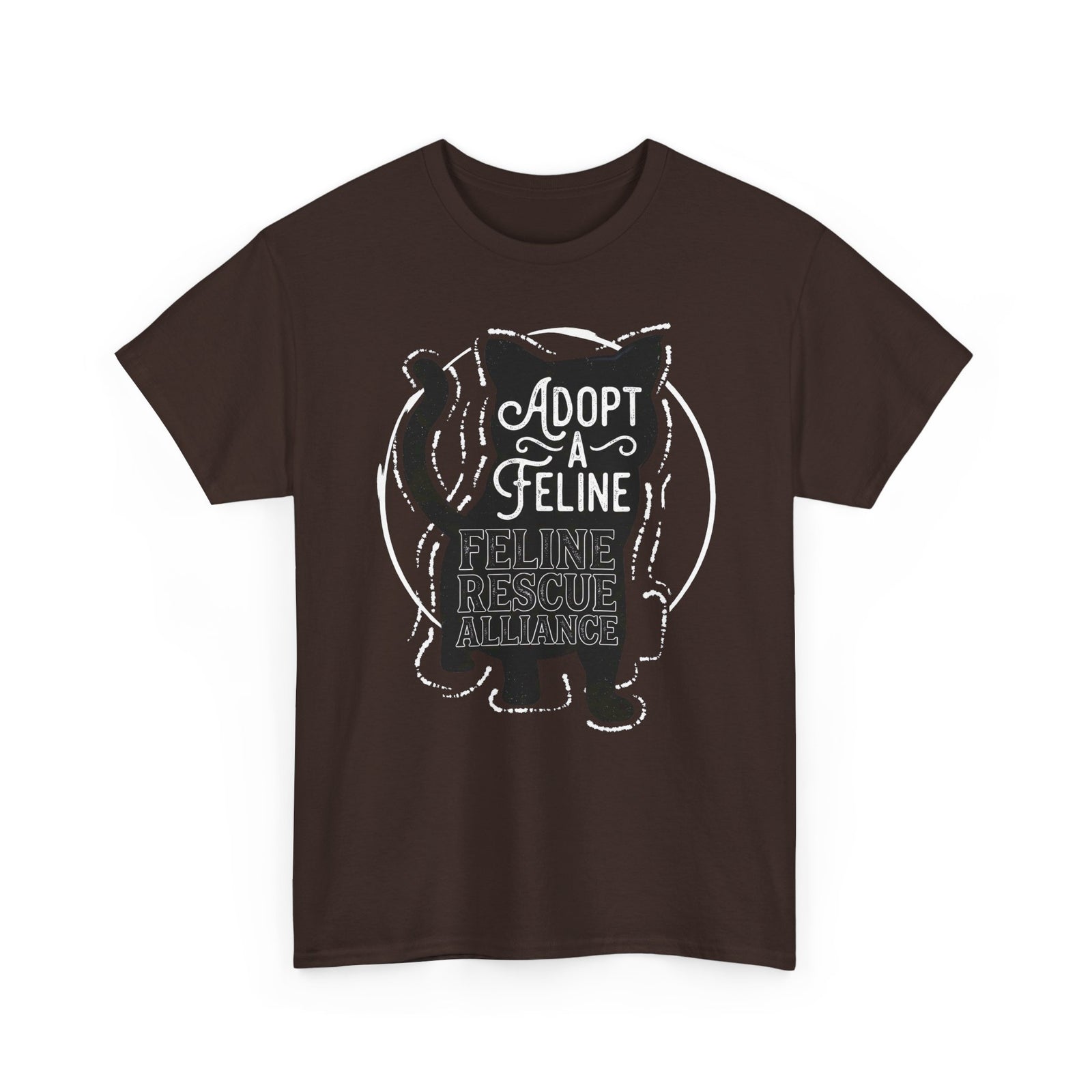 Adopt a Feline T-Shirt – Feline Rescue Alliance Cat Shirt, Cat Lover Graphic Tee