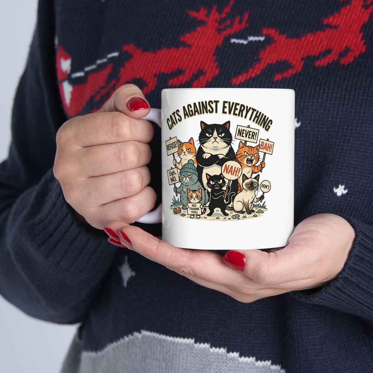 Cats Against Everything Ceramic Mug