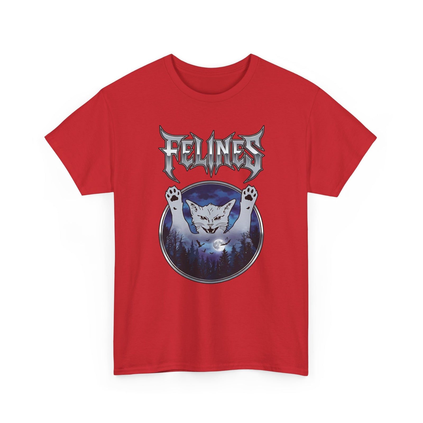 Felines Ghost T-Shirt — Spooky Cat Graphic Tee