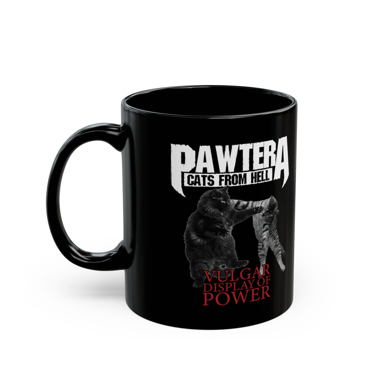 Pawtera Cats From Hell Black Mug