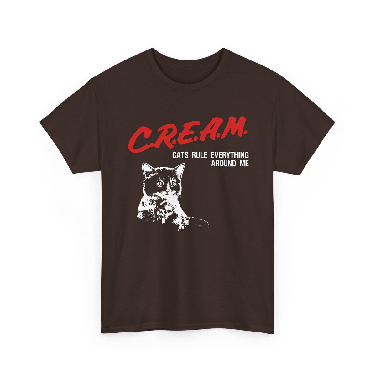 Cats Rule Everything Around Me T-Shirt — Funny Cat Lover Tee