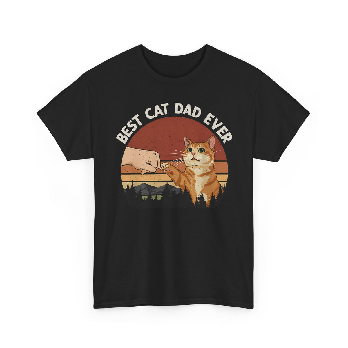 Best Cat Dad Ever Tee — Funny Cat Dad T-Shirt