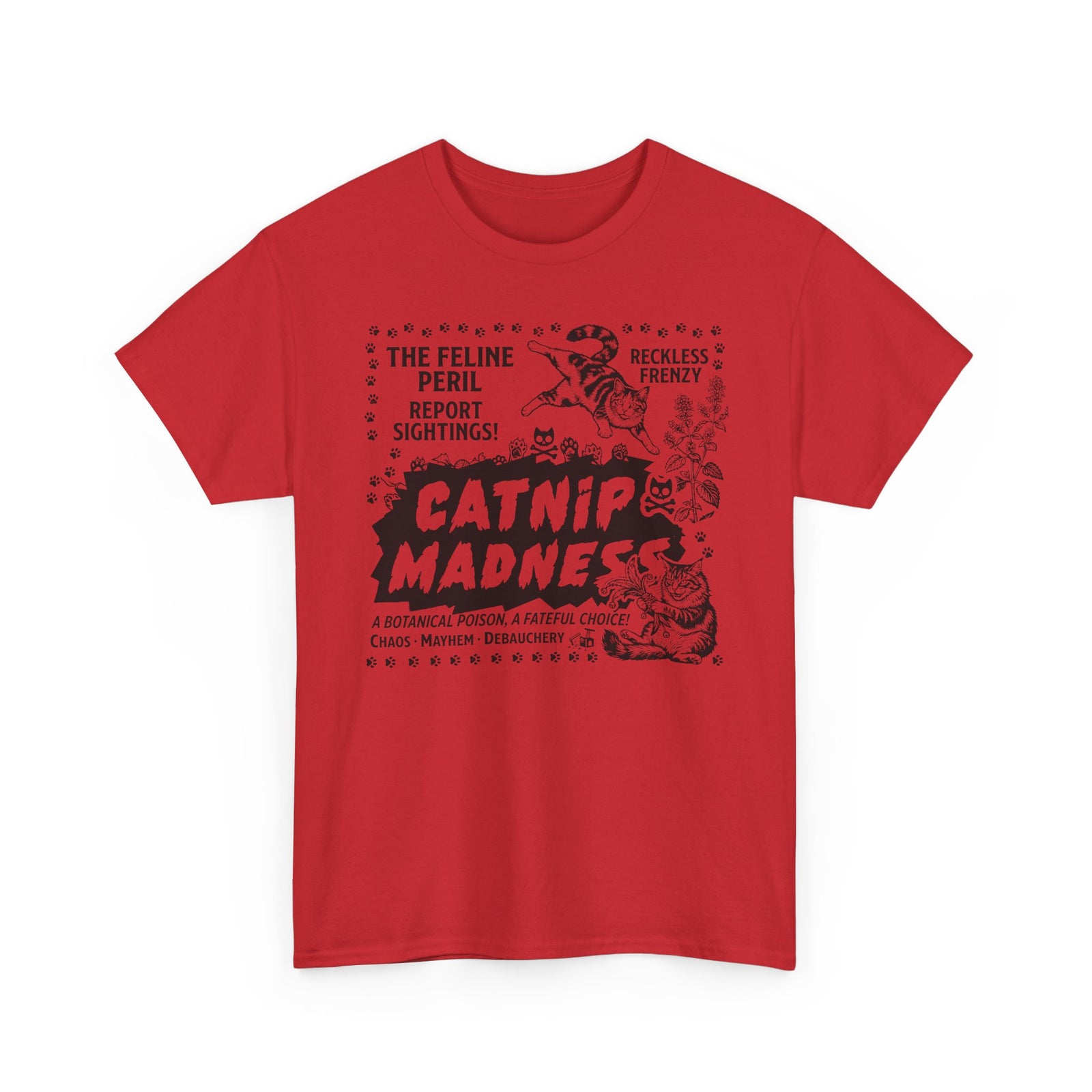 Catnip Madness Cat T-Shirt