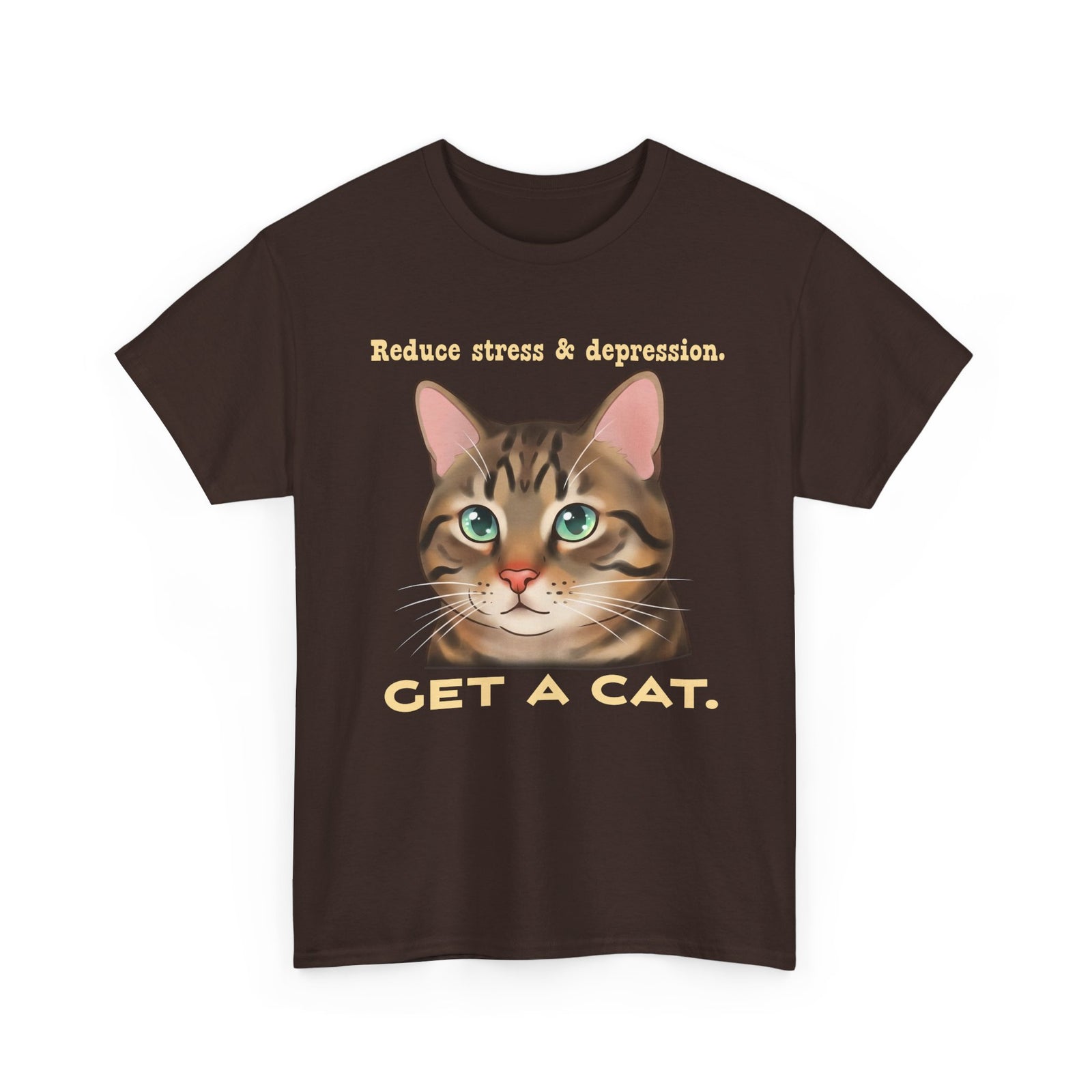 Get a Cat T-Shirt — Cute Cat Lover Tee