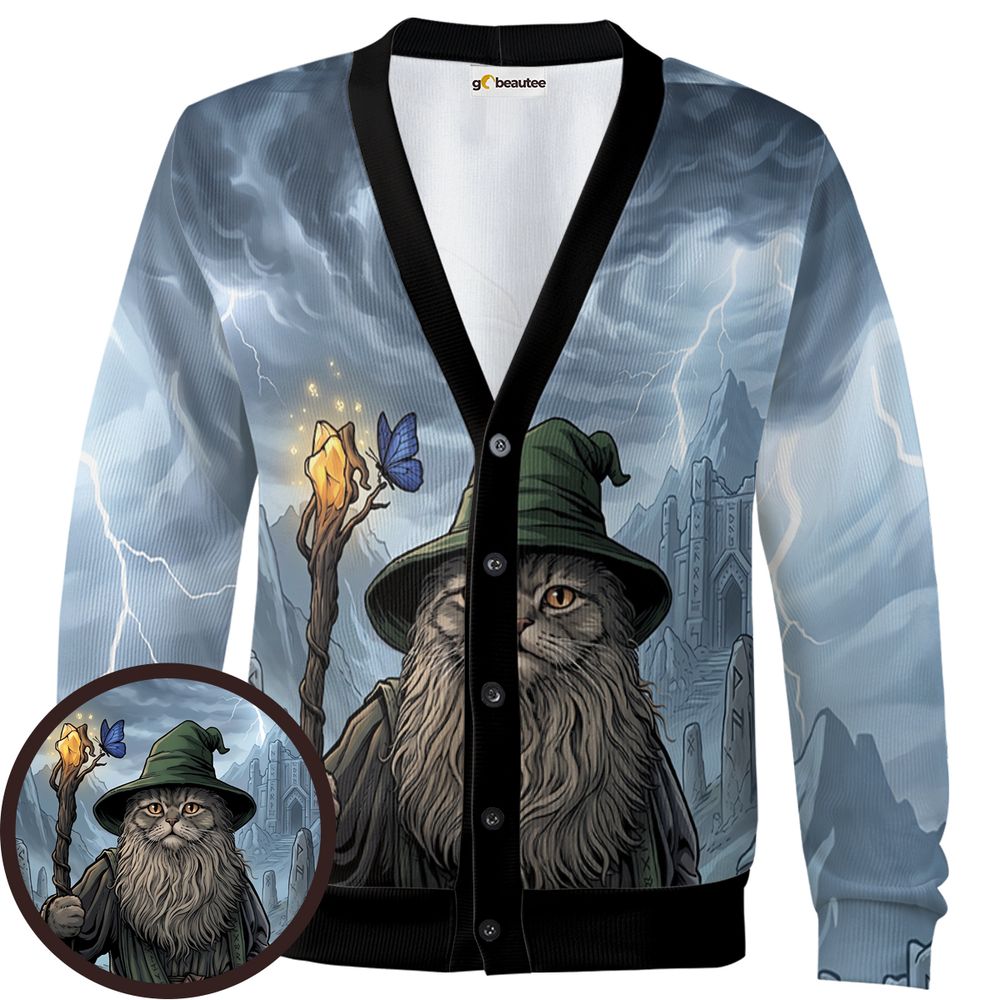 Wizard Cat Cardigan -  - 1
