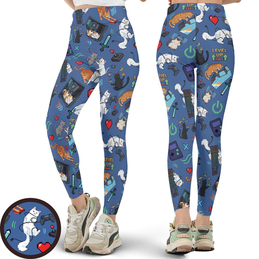 Game and Cats Full Print Legging -  - 1
