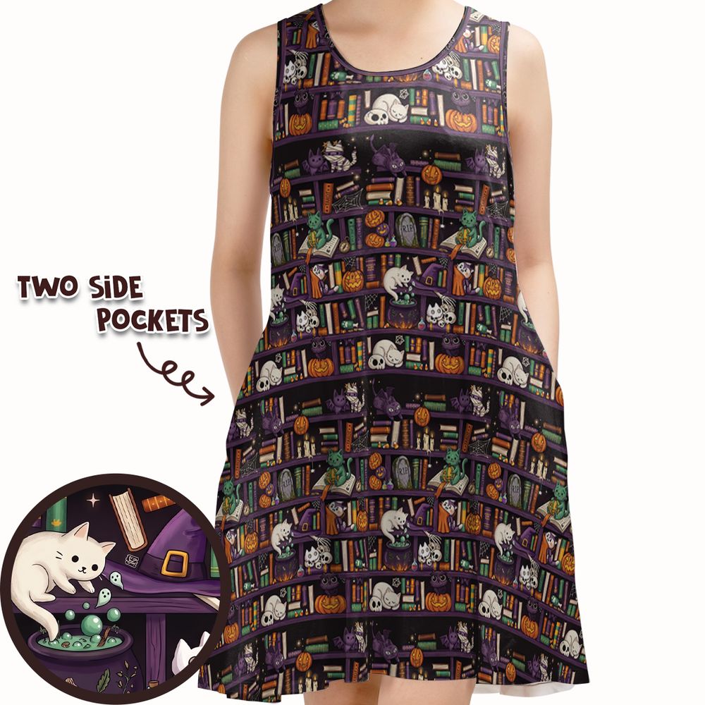 Witchy Cat Library -  - 1