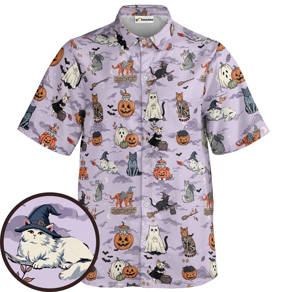 Short Sleeve Button Shirt -  - 1
