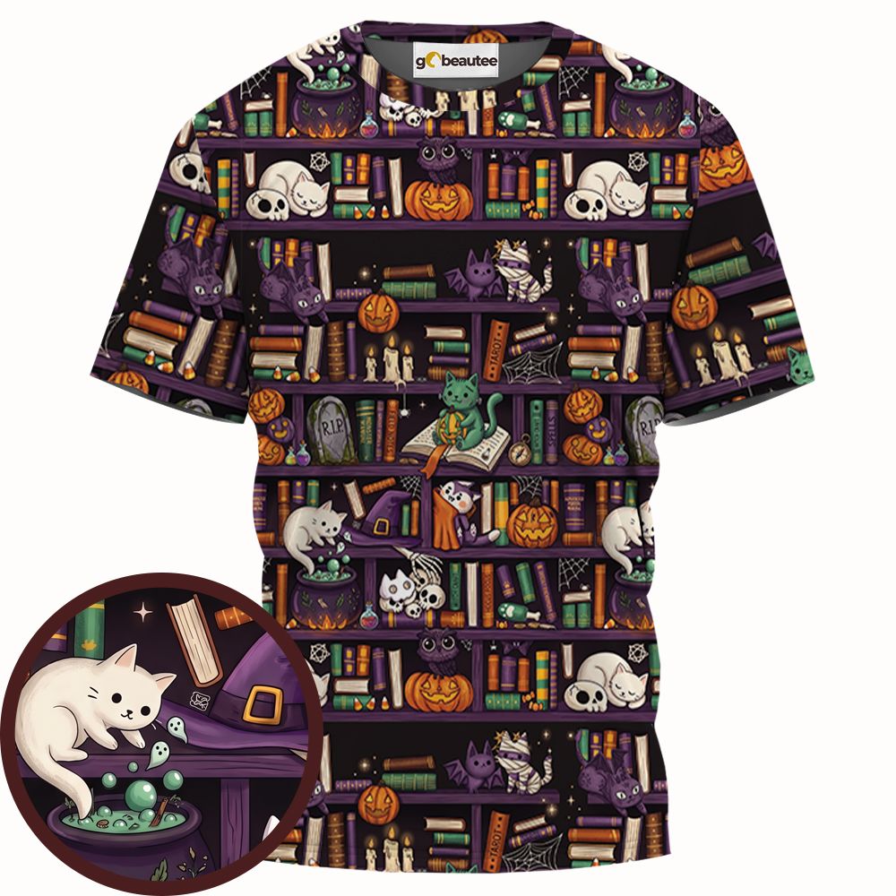 Witchy Cat Library -  - 1