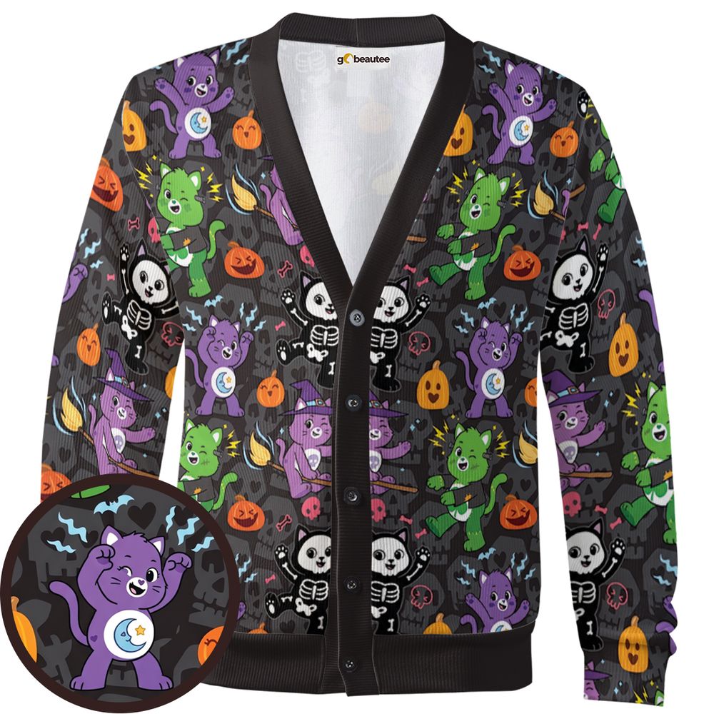 Cute Halloween Cartoon Cats -  - 1