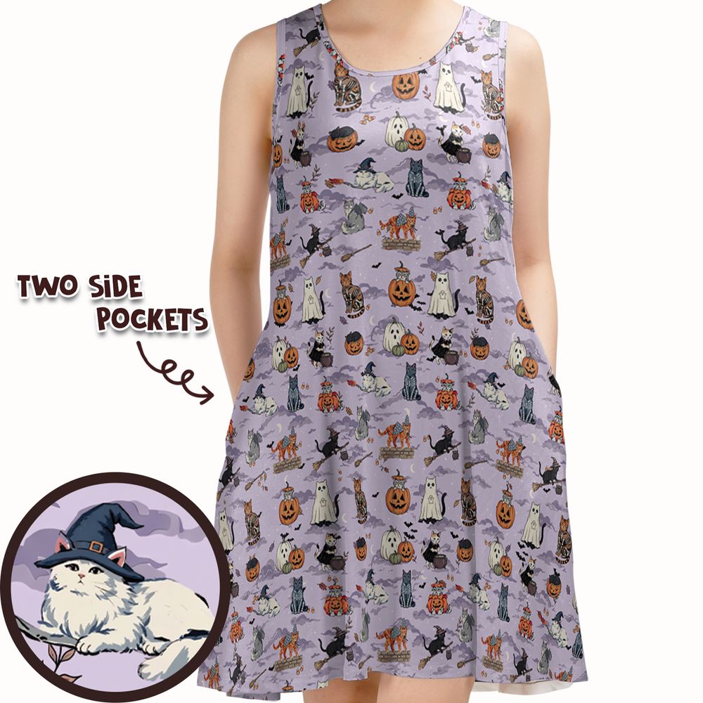 Sleeveless Dress -  - 1