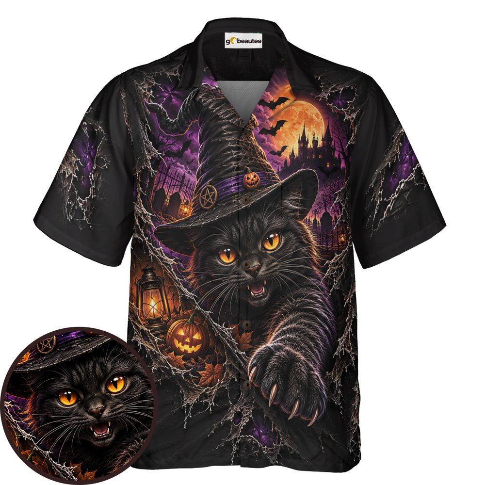 Paws & Portals Witch-Cat Halloween -  - 1