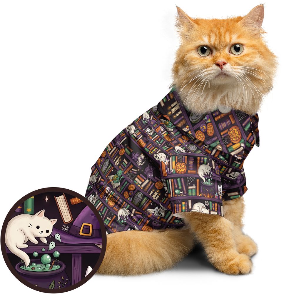 Witchy Cat Library -  - 1