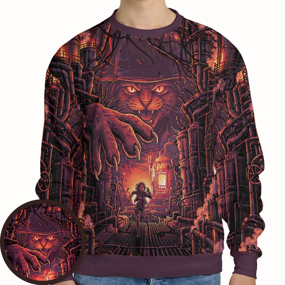 Claws of the Abyss Full Print Sweatshirt -  - 1