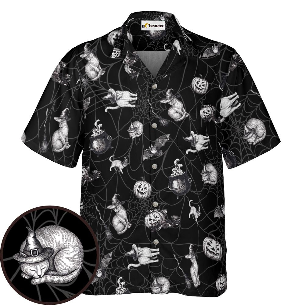 Vintage Witchy Cat Halloween -  - 1
