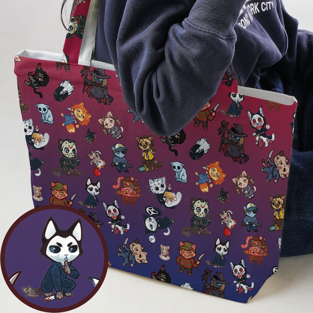 Witchy Skulls & Pumpkins Purple -  - 1