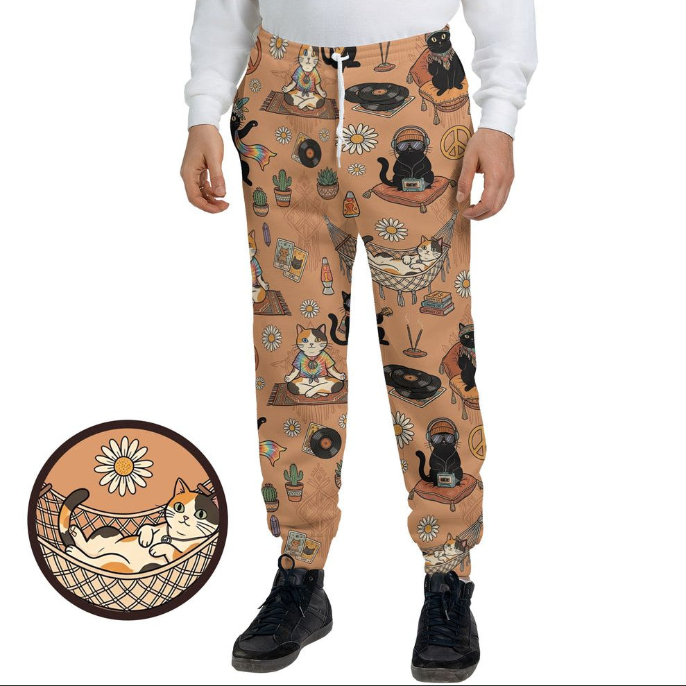 Hippie and Cat Sweatpants -  - 1