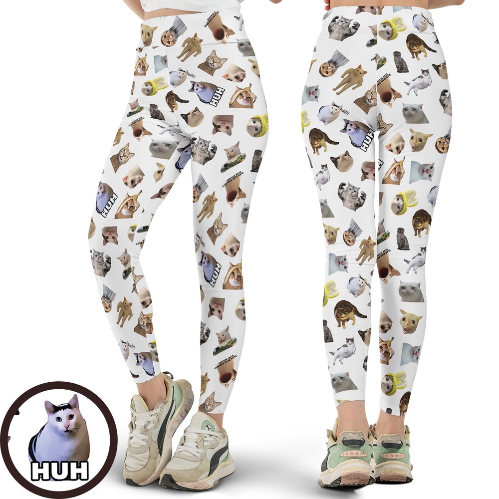 Cat memes Full Print Legging -  - 1