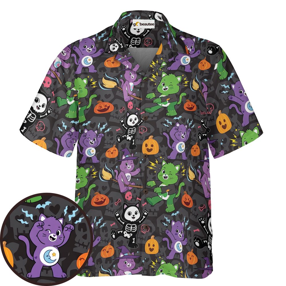 Cute Halloween Cartoon Cats -  - 1