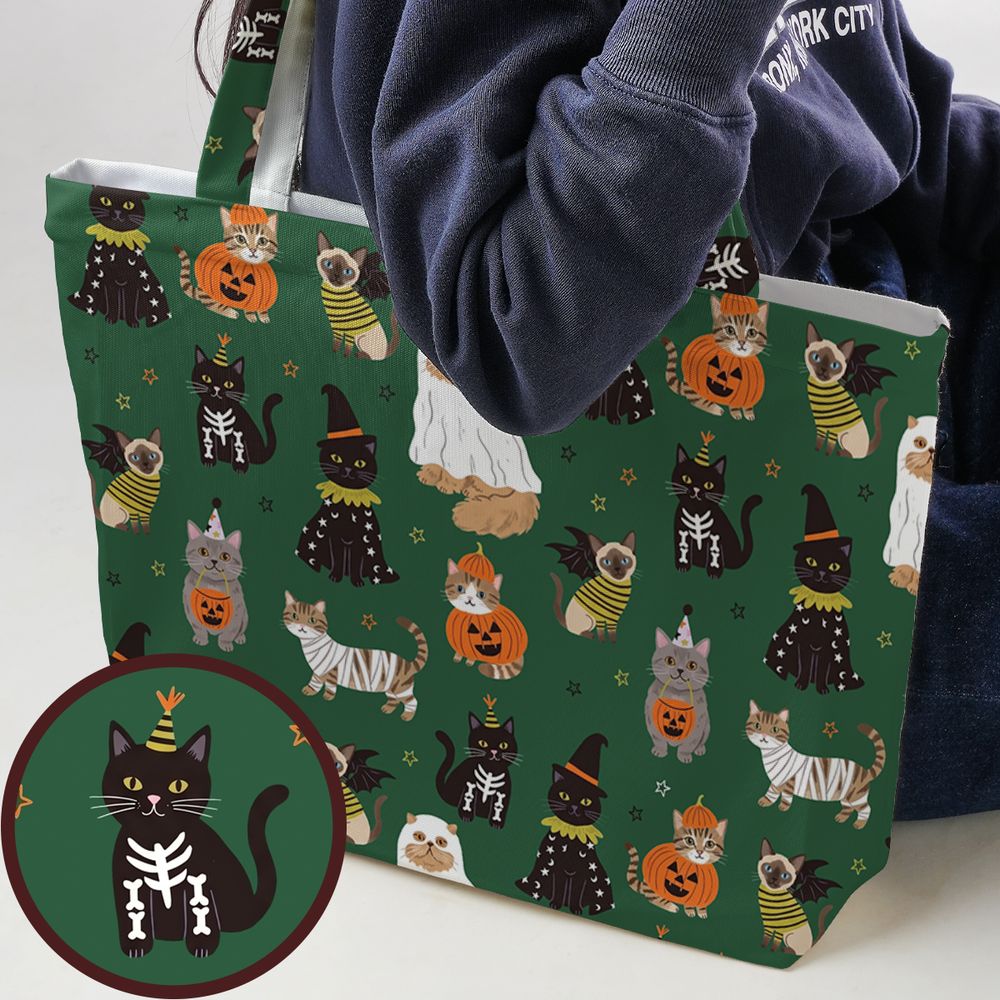 Spooky Cute Halloween Cats & Ghosts -  - 1