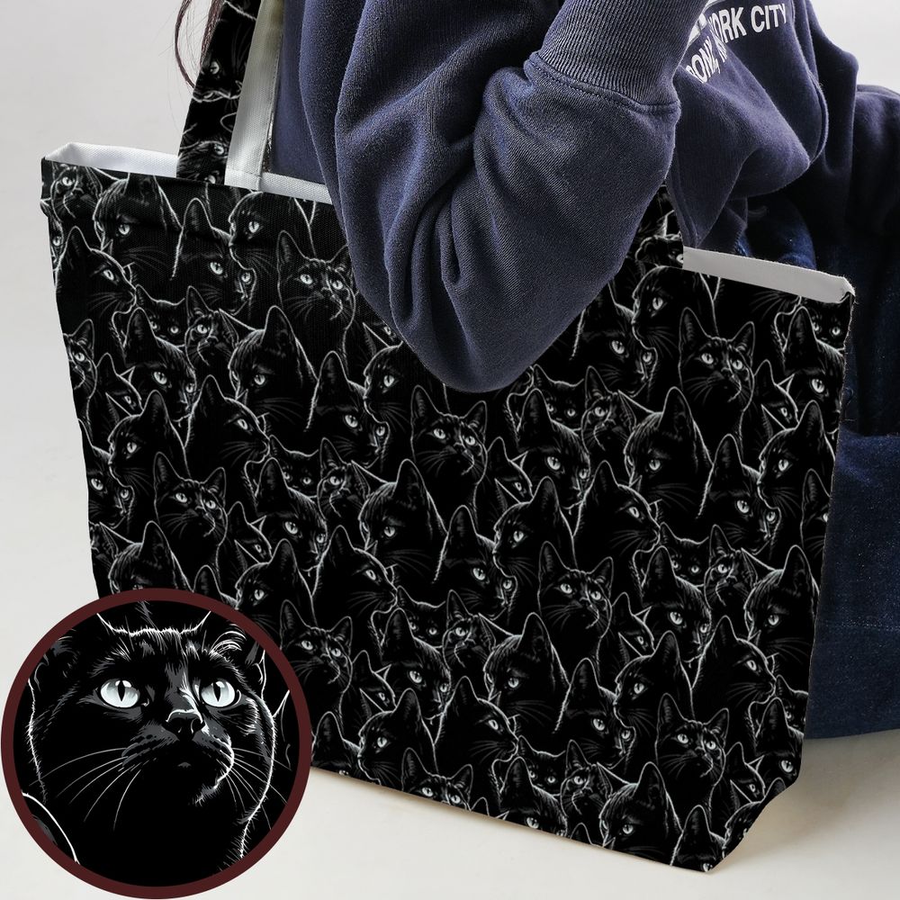 Midnight Whiskers Black Cat -  - 1